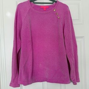 Lilly Pulitzer Pippin sweater size L Amethyst